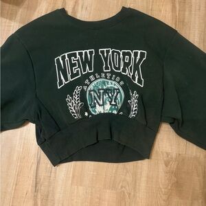 Green New York Athletics Sweatshirt